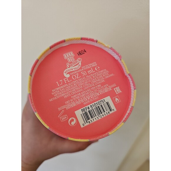 Anna Sui Sundae Mellow Yellow Eau de Toilette 1.7 Fl. Oz. 50 mL *NEW* - Picture 4 of 4